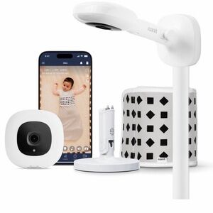 Nanit Baby Monitor System in White with Black Accent